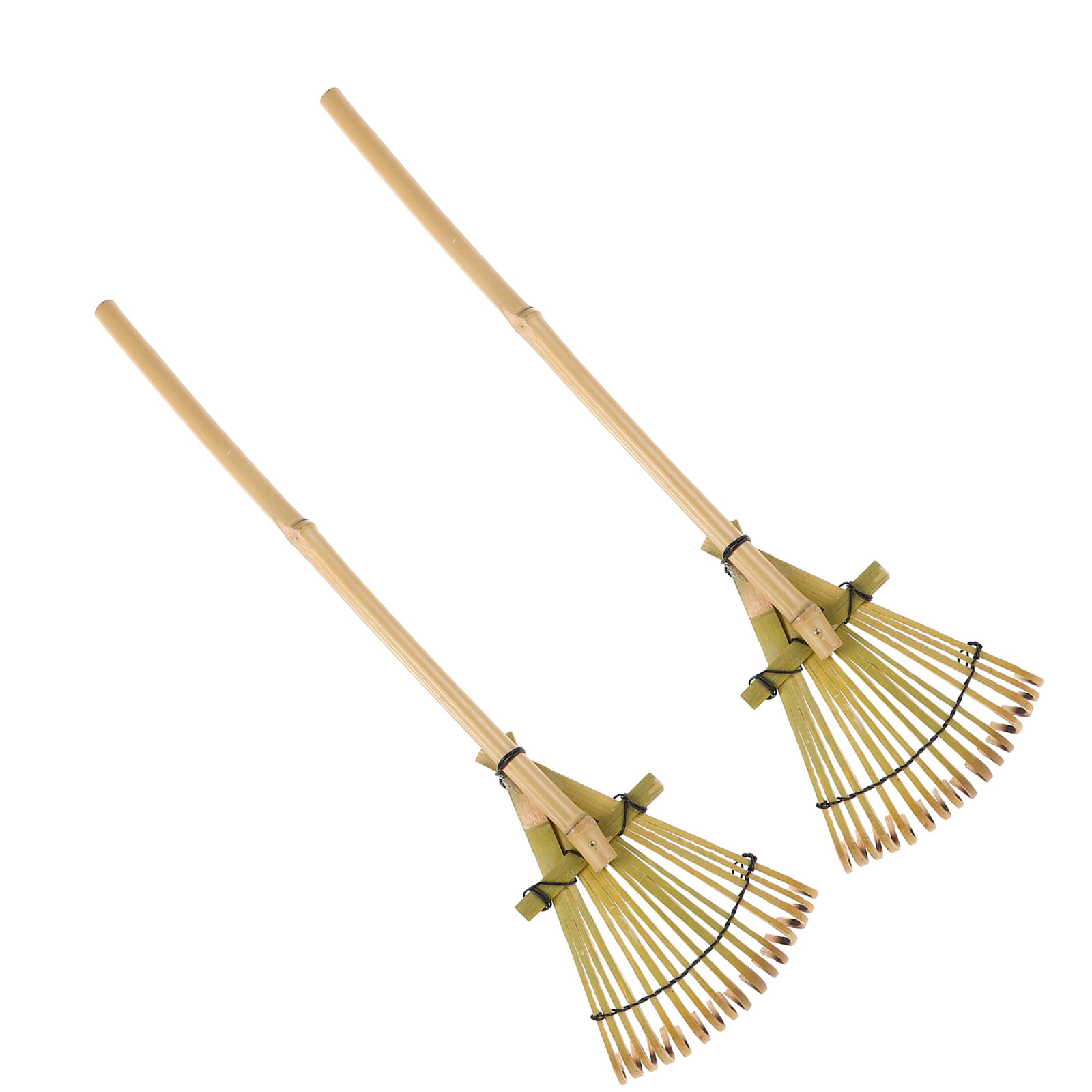2Pcs 19.6 Inch Bamboo Hand Rak - đánh giá và giá Gardening Hand Tools Japanese
