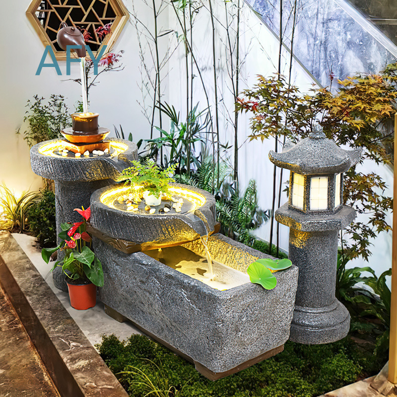 Japanese-style Rockery Flowing - đánh giá và giá Gardening Hand Tools Japanese