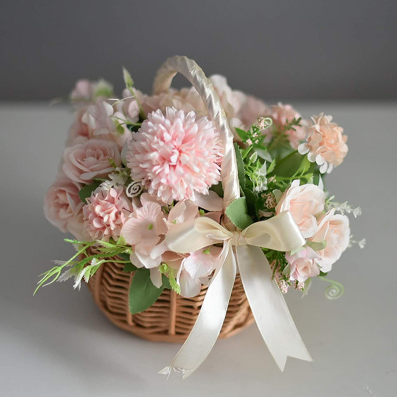 Hand-woven Wedding Flower Bask - đánh giá và giá Gardening Tools Girls