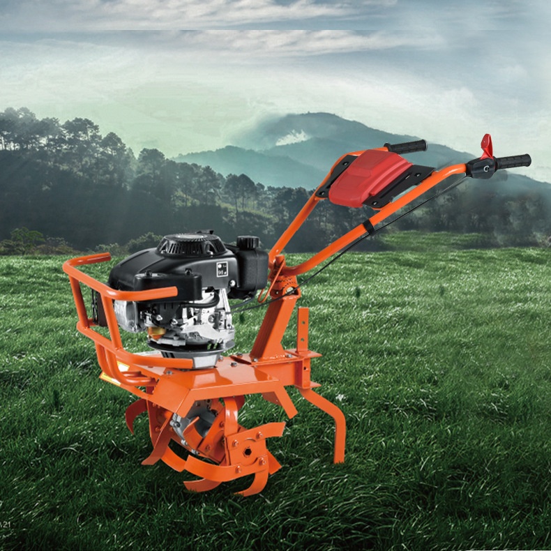 High-Power Micro Tiller Double - đánh giá và giá Gardening Tools Vegetables