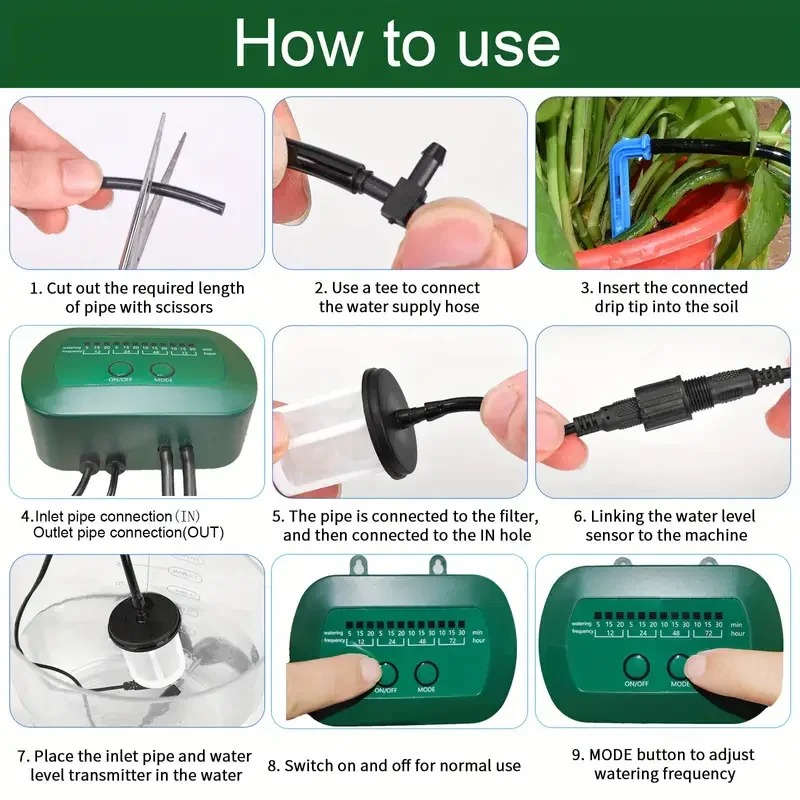 Solar Intelligent Irrigation K - đánh giá và giá Automatic Plant Waterer